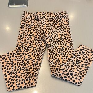 Janie and Jack Black and Tan Patterned Kids Leggings